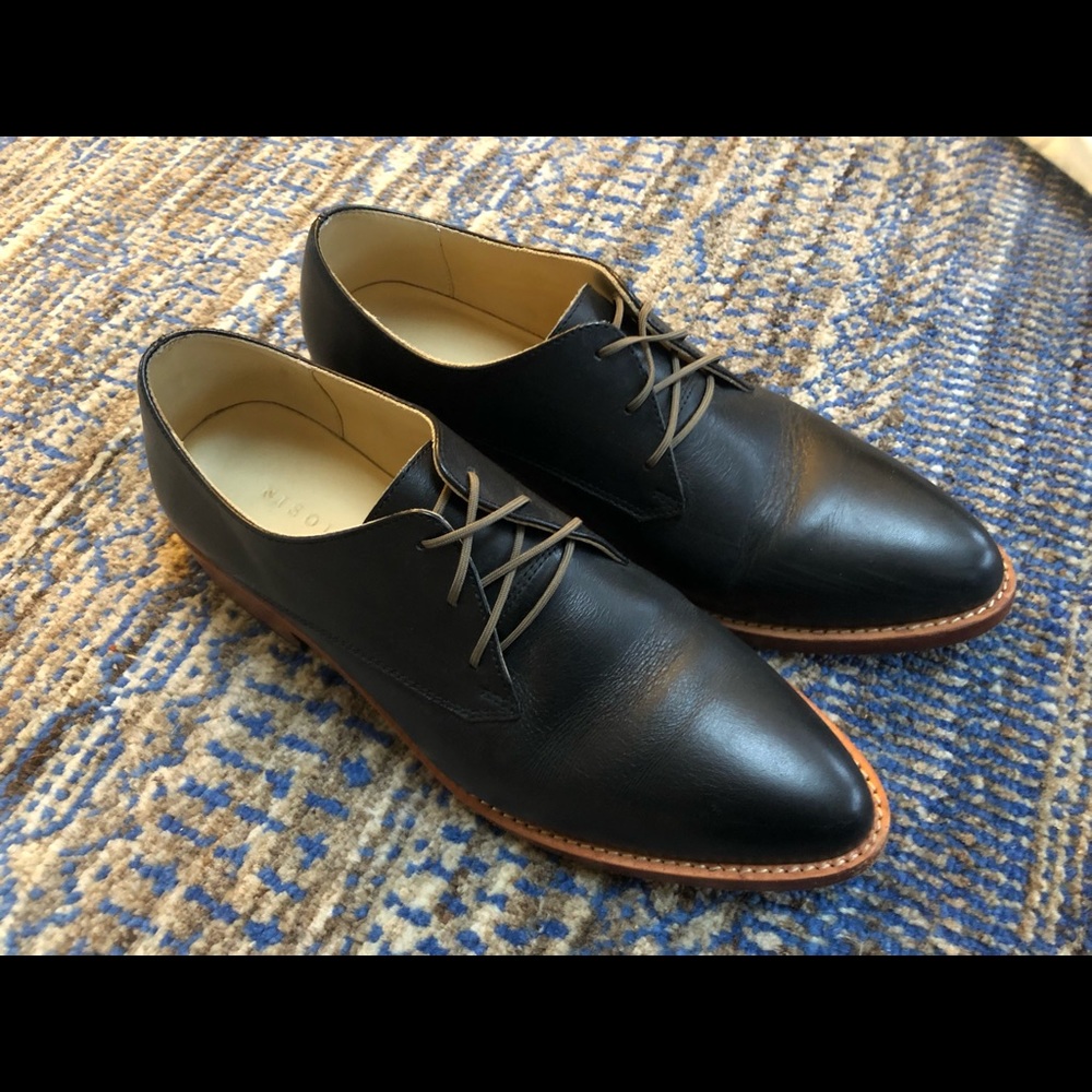 Nisolo black leather Oxford lace up - size 7.5